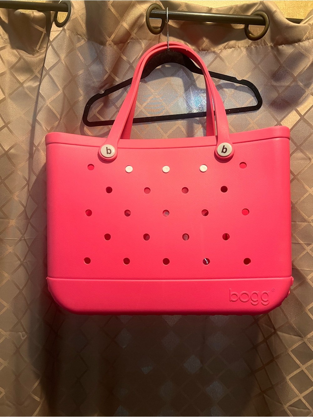 BOGG BAG Bright Pink Perforated Tote